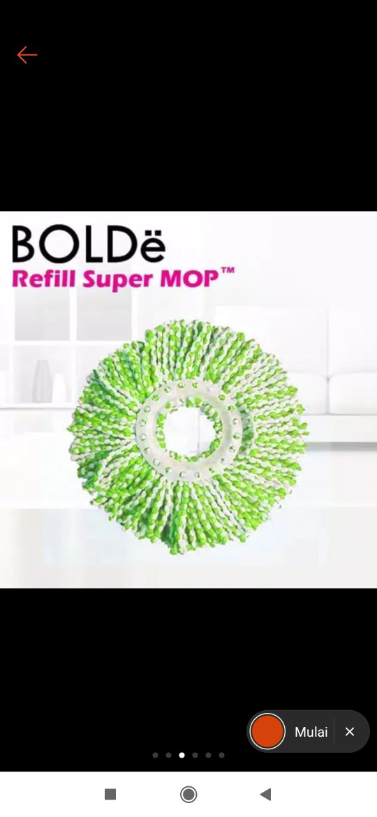 Na Bolde Refill Super Mop / Kain Super Mop Microfiber