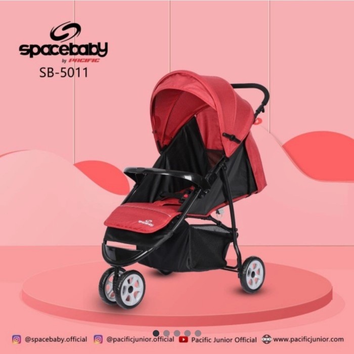 STROLLER-AKSESORIS- STROLLER RODA 3 SPACEBABY SB 5011 -AKSESORIS-STROLLER.