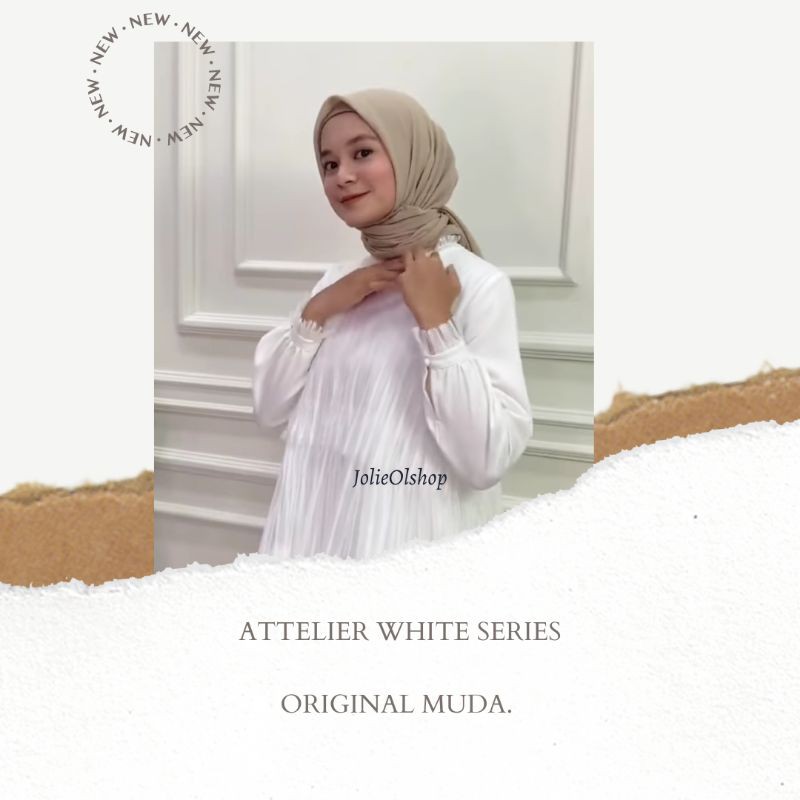 Attelier White Series OLYNA VIOLIN Dress | MUDA.OFFICIAL||SoldWA