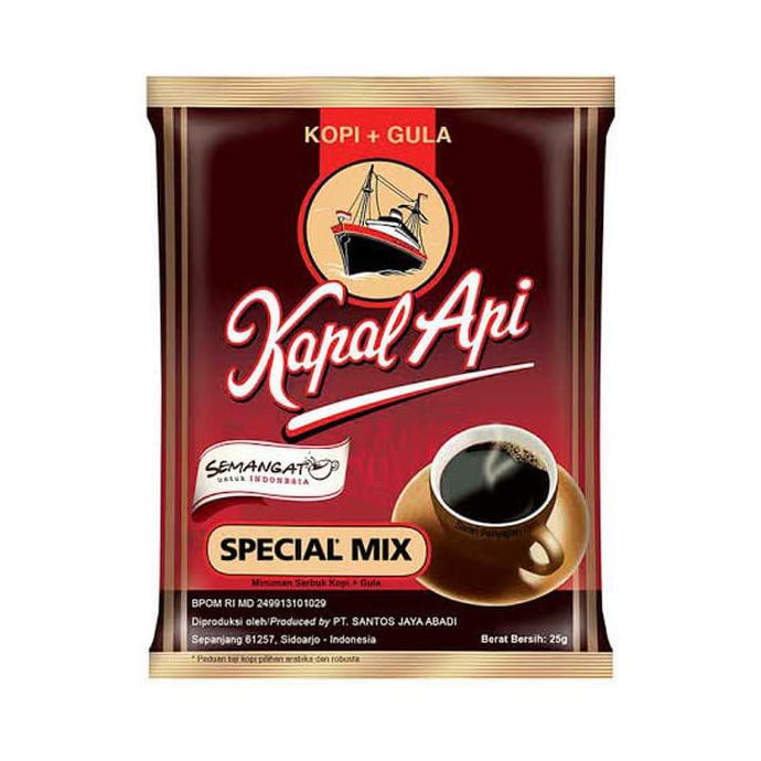 

Kopi Kapal Api Spesial Mix/Special Mix Coffee Sachet 25 g 1 Dus