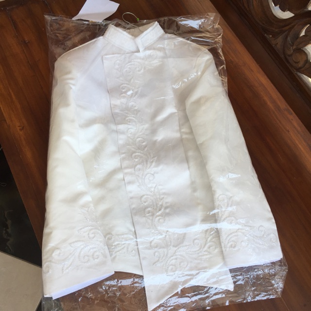 Beskap adat jawa / beskap surjan / beskap jogja sorjan putih akad nikah solo jogja