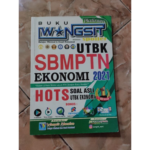 

WANGSIT 2021 + BONUS BUKU SBMPTN 2020, BOLEH NEGO, CHAT UNTUK INFO