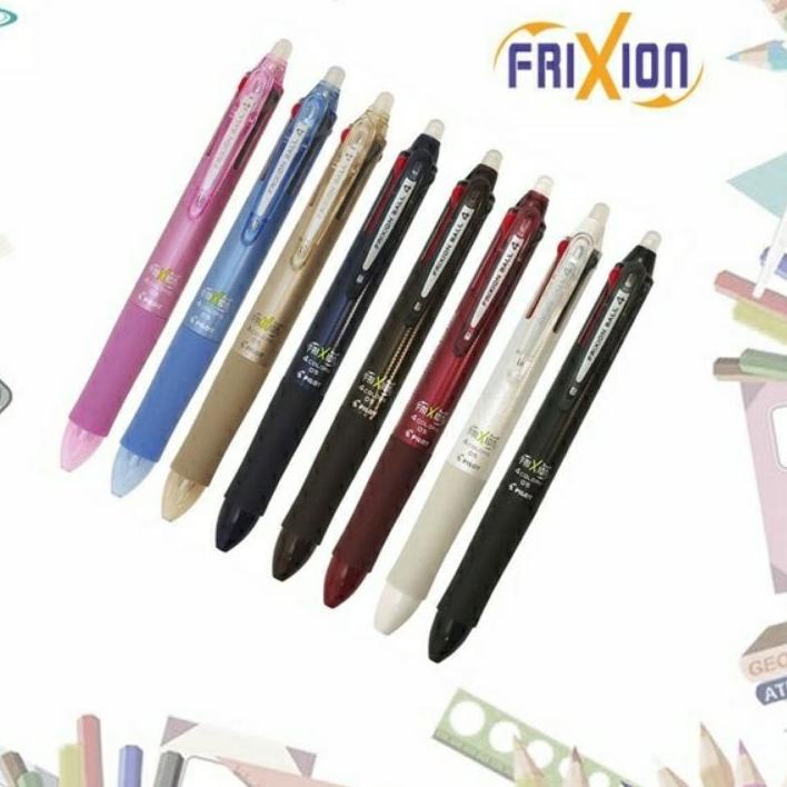 

Baru Pulpen Frixion 4 in 1 PILOT [ 1Pcs ] / Frixion 4 Warna Bisa Dihapus ORIGINAL, Qlt...