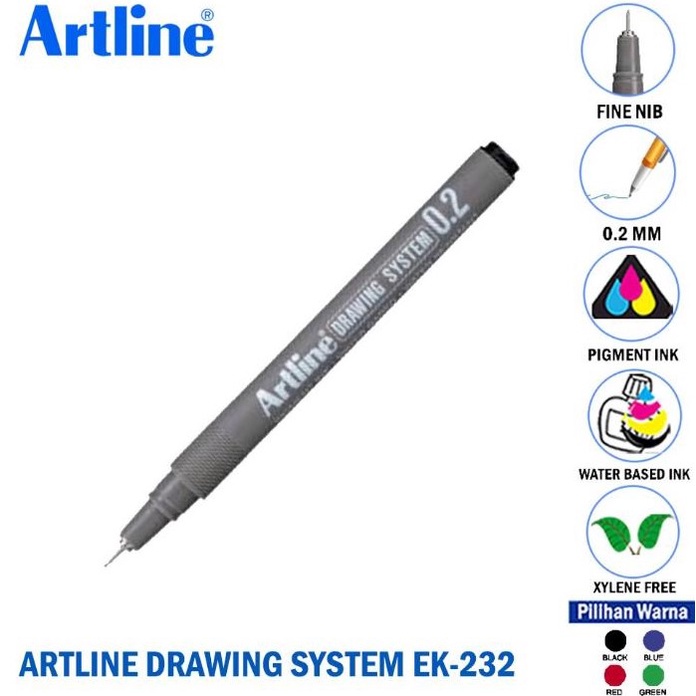 

Pen Artline Drawing System 0.2 EK-232