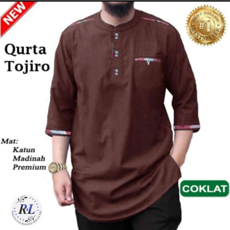 TERMURAH BAJU KOKO QURTA TOJIRO KATUN MADINAH PREMIUM