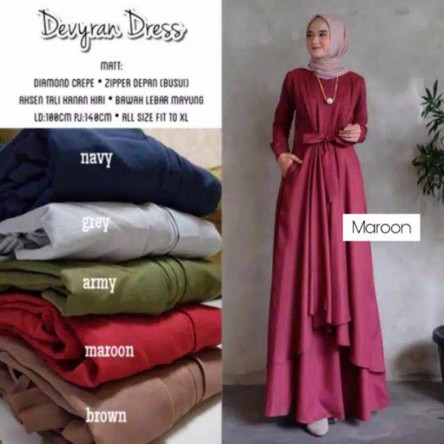 [Bayar ditempat].Nala Dress / Devyran Dress - Gamis Busui - Sunny Catalog