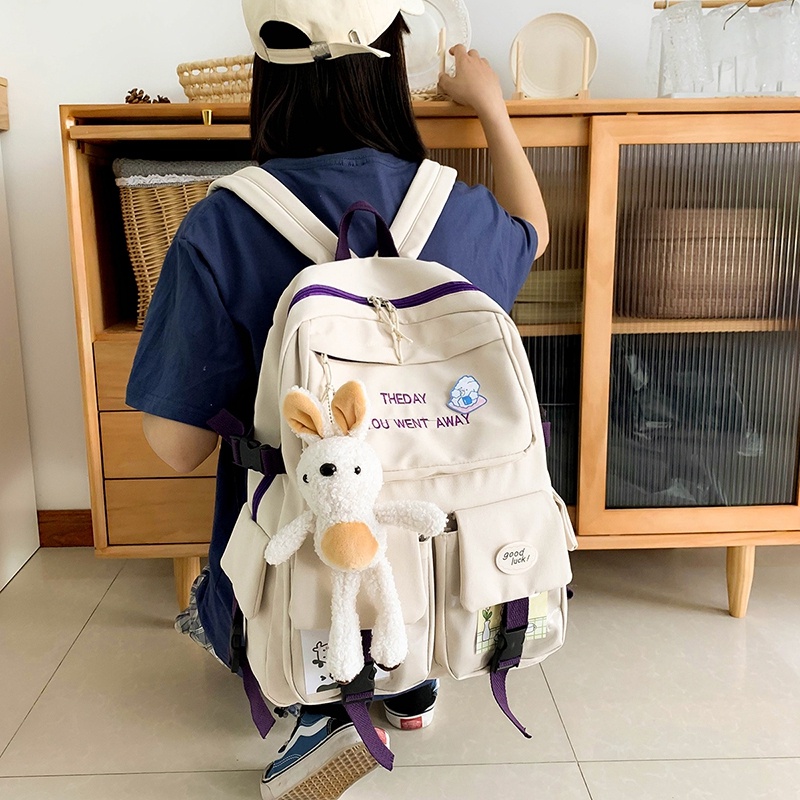 WYK99 Tas Ransel Wanita Pria The Day Sekolah Kuliah Backpack School Impor TKM