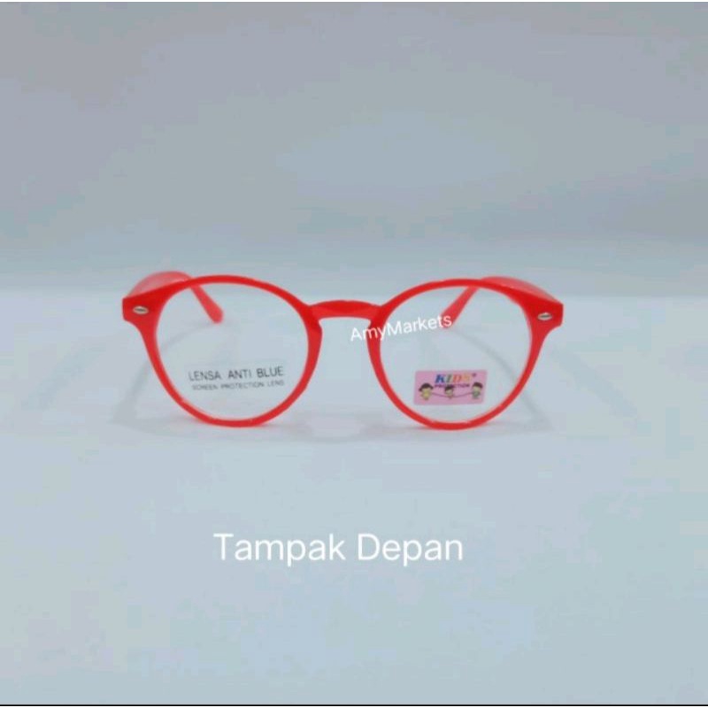 90. YN419AB. Kacamata Anak Lensa BlueRay (Anti Radiasi Sinar Biru). Aman Main HP & Daring Seharian.-2