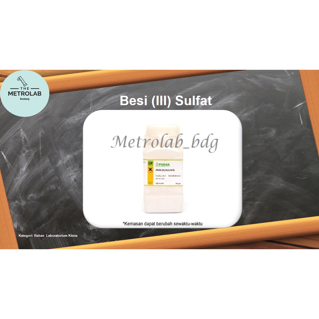 Besi (III) Sulfat | Fe2(SO4)3 | Iron (III) Sulfate | 250 g/botol