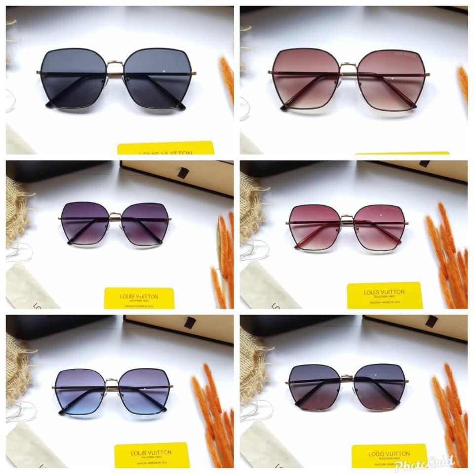 kacamata fashion lv wanita dan pria 6824