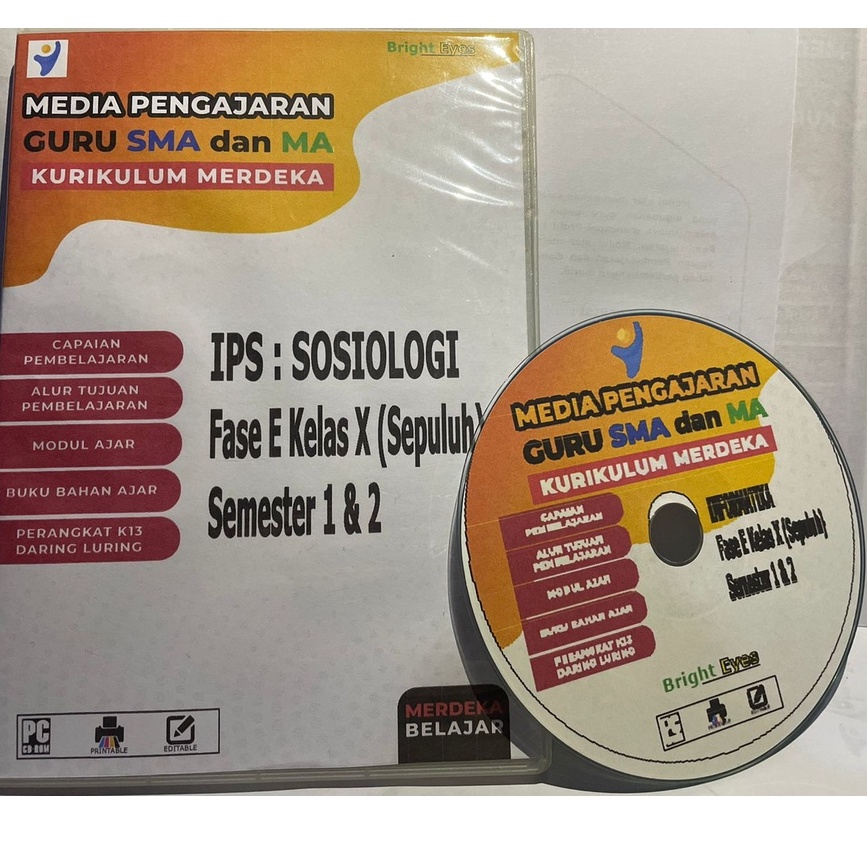 

MODUL AJAR SMA/MA IPS : SOSIOLOGI FASE E ( KELAS X )