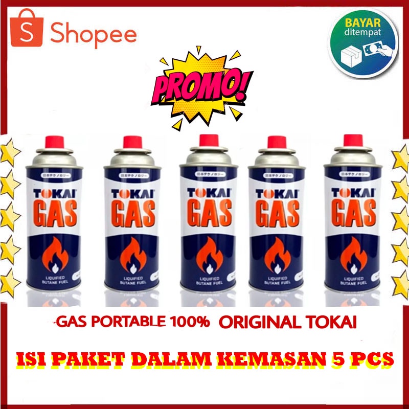 [PROMO!] Tokai Hi Cook Tabung Gas Kompor Portable 235 gr Mini Murah