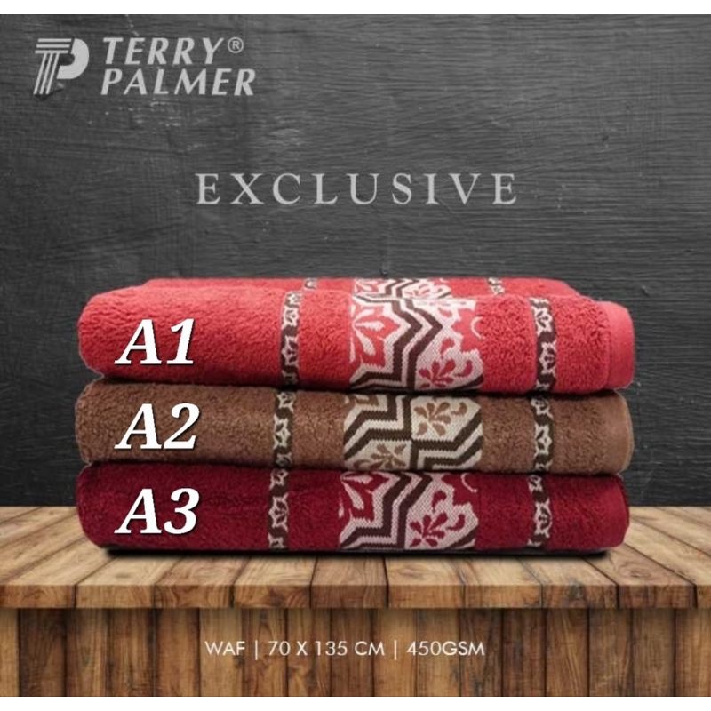 Handuk Terry Palmer Motif EXCLUSIVE 70x140 Premium Cotton Tebal Bagus Serap Air  BERKUALITAS