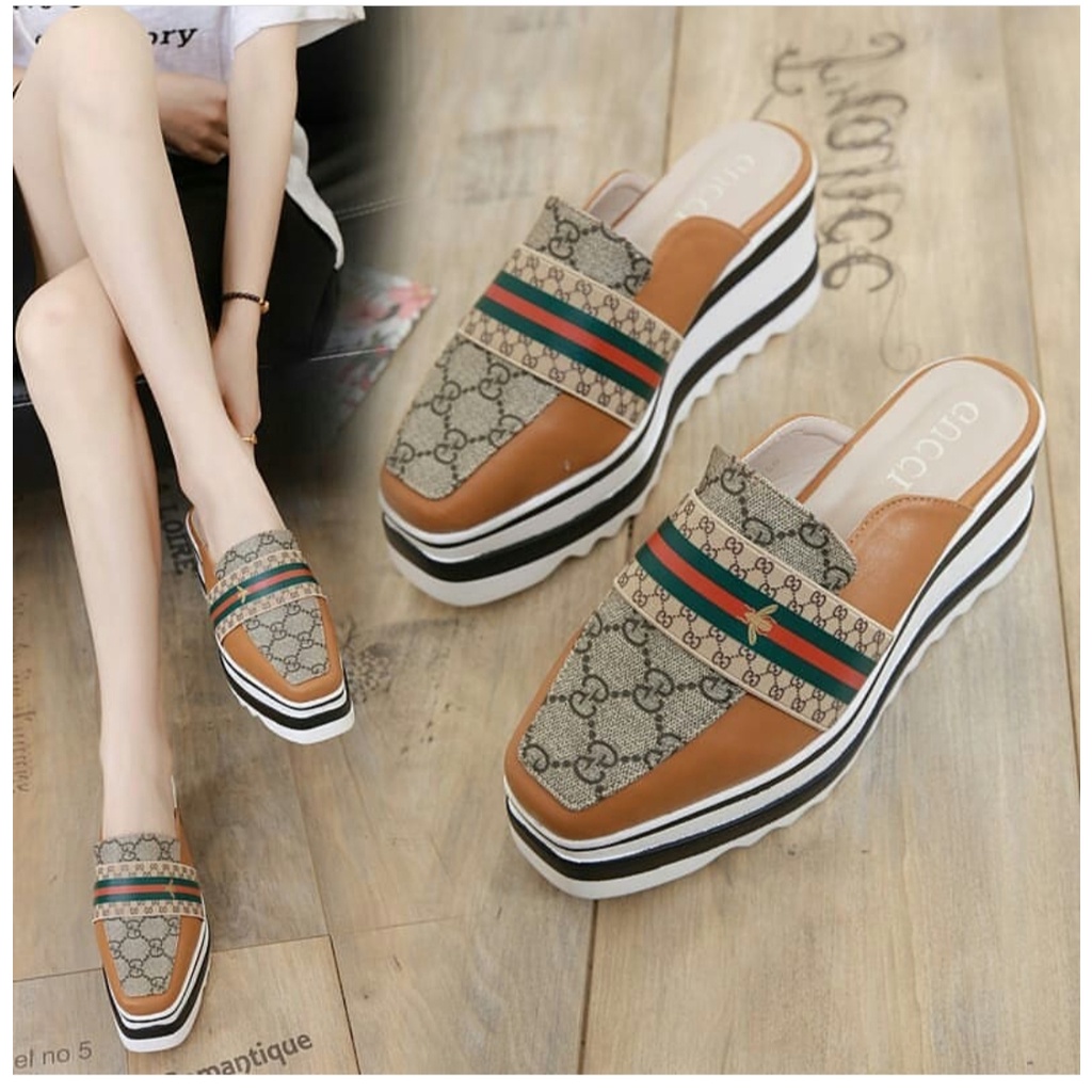 juragan fashion sepatu sandal wanita slip on lebah