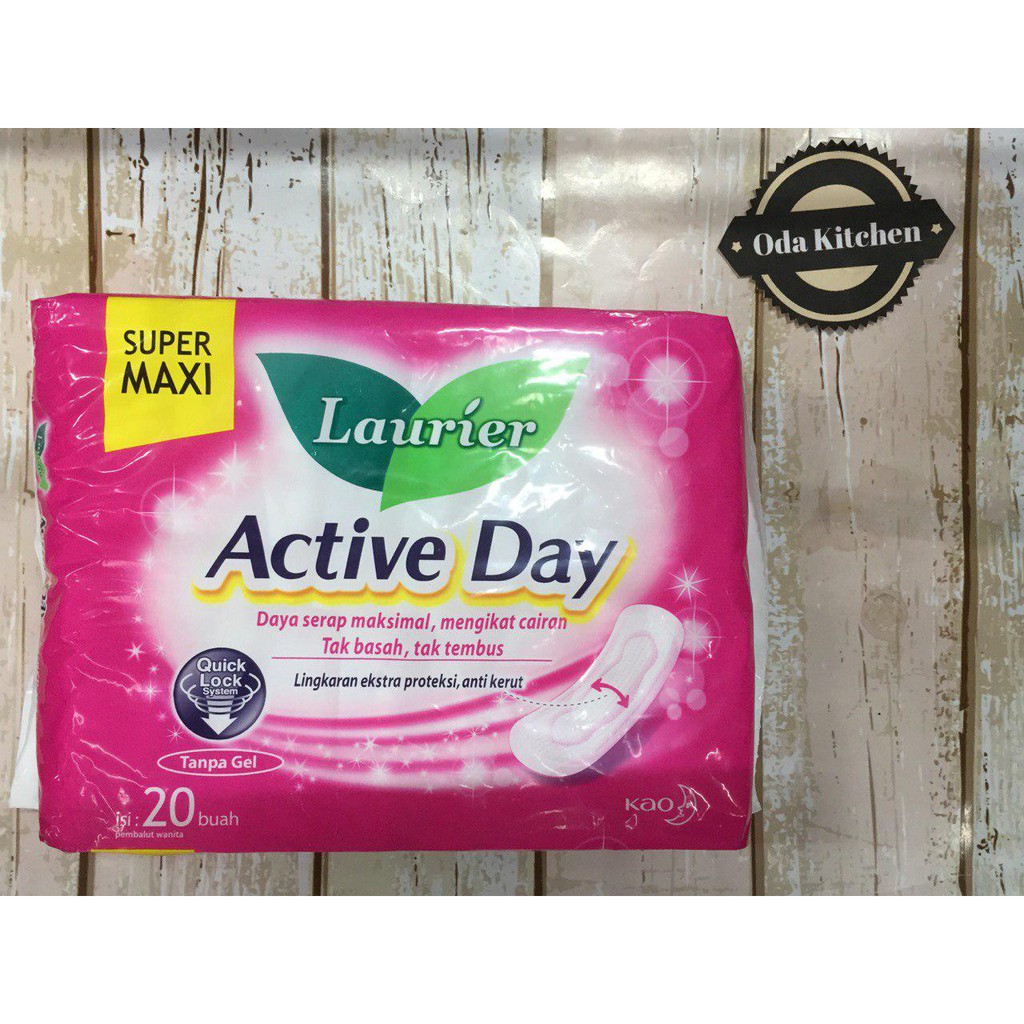 LAURIER SUPER MAXI ACTIVE DAY ISI 20 BUAH