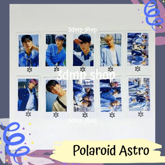 [10 lembar] Polaroid Astro Eunwoo Kpop