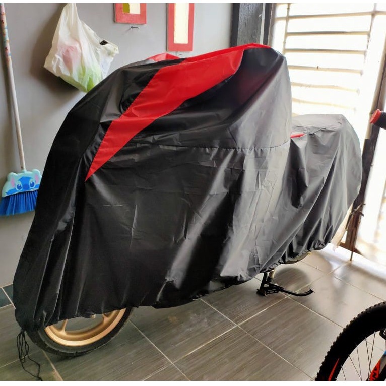 SARUNG MOTOR VIXION CB150R BYSON MEGAPRO JUPITER MX XABRE VERZA SATRIA FU SONIC / COVER MOTOR