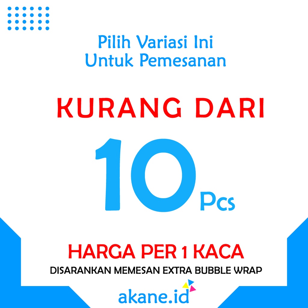 Kaca Cermin Dinding Tempel Hexagonal 16x14cm-Order Kurang Dari 10