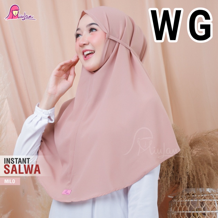 KODE W-MIULAN SALWA TALI JILBAB KERUDUNG DEWASA BERGO INSTAN SALWA / HIJHAB / JILBAB-5