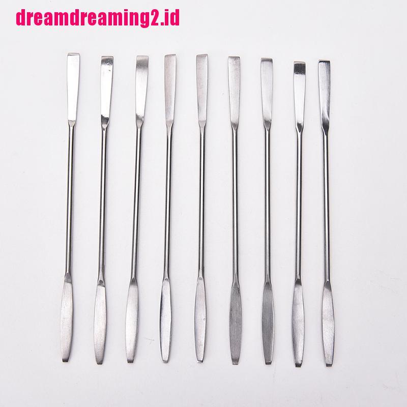 （✔✔❤1pc Palet Spatula Stainless Steel Untuk Nail Art