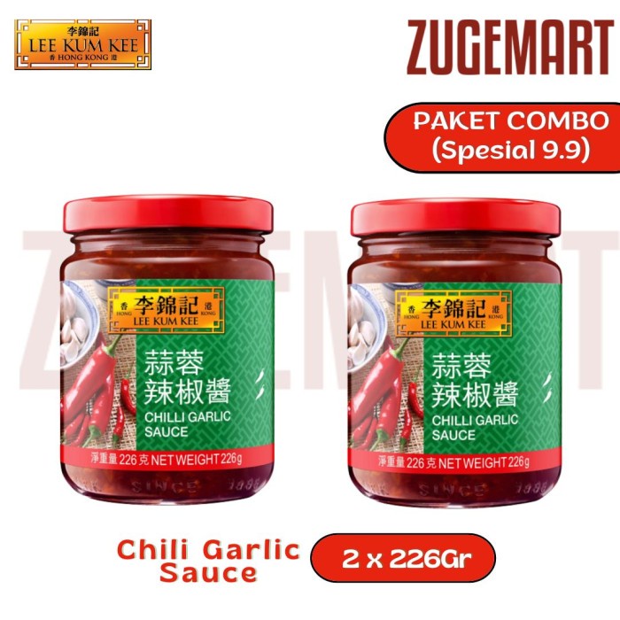 

Paket Special Lee Kum Kee Chili Garlic Sauce / Cabai Bawang Putih 226g