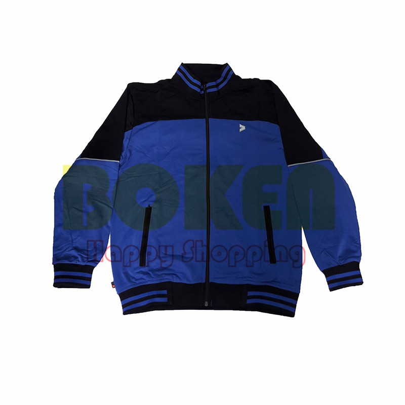 Jaket Kalibre 970127 400 Navy Blk Outwear Track Top New Pria/Wanita