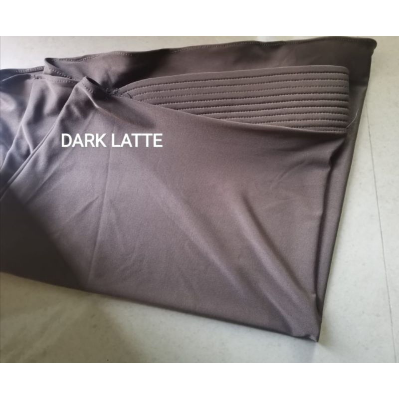 Jilbab Sport / Hijab Instan / Jilbab Sporty Instant / Bergo Sport/volly-Sport DARK LATTE