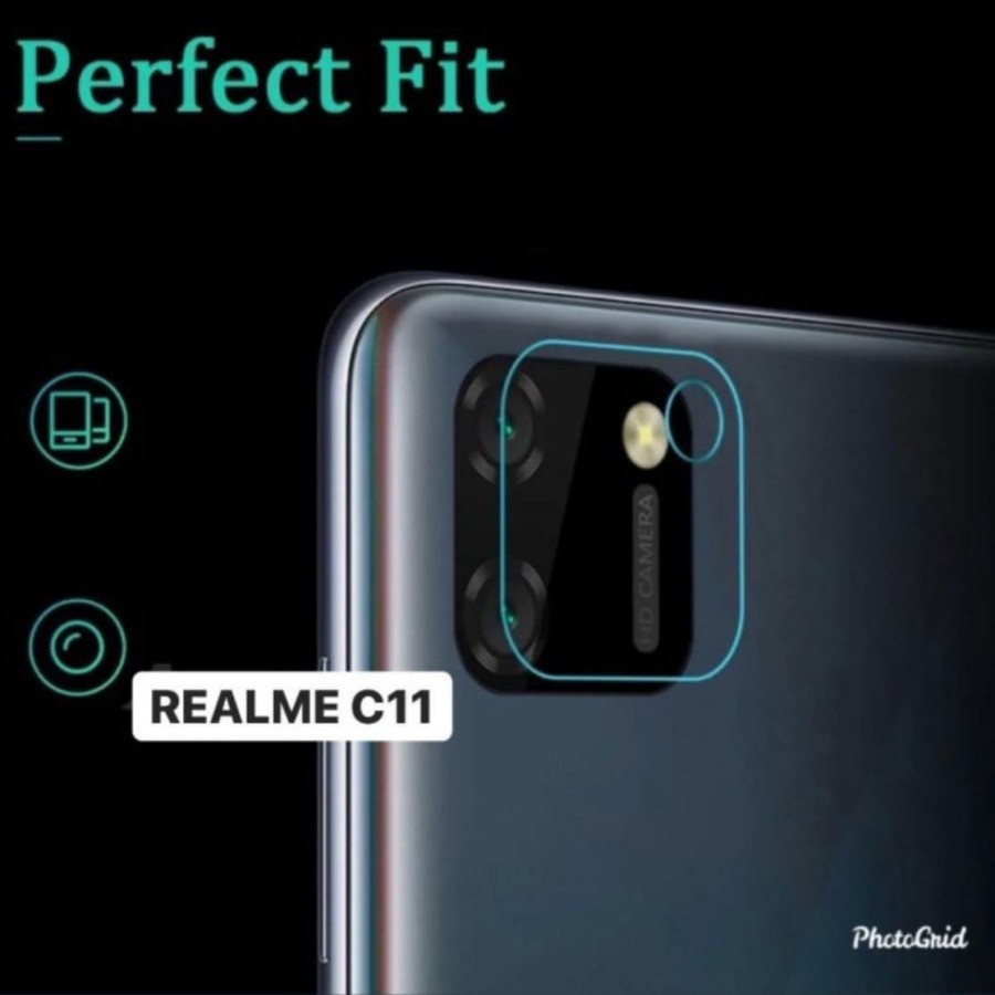 REALME C11 C12 C15 Tempered Glass Camera Anti Gores Kamera Bening