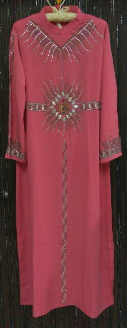 Thara Abaya Pink fanta (gamis)