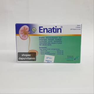 ENATIN BLISTER 9 KAPSUL OBAT HERBAL BATU GINJAL