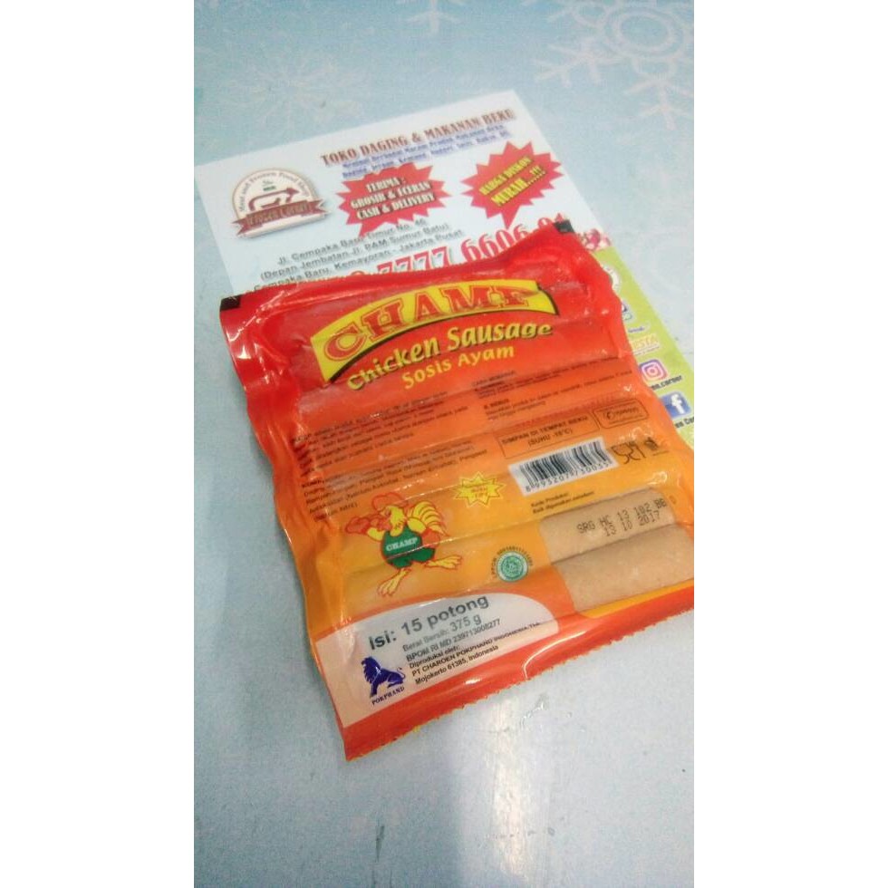 

Sosis Ayam Champ isi 15pcs Enak & Praktis