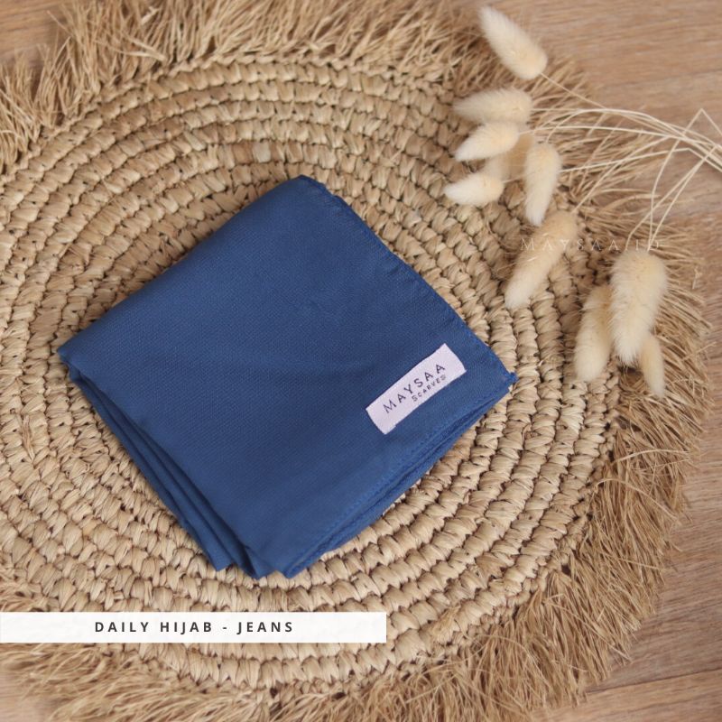 Katalog DAILY HIJAB SQUARE/ POLYCOTTON /Bella square-Jeans