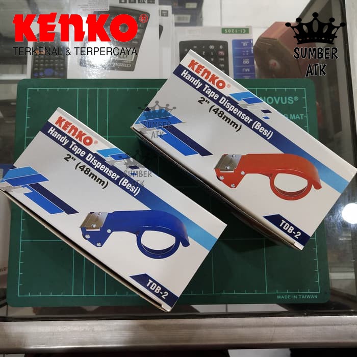 

Dijual Tape Dispenser Besi Kenko Tdb-2 / Handy Tape Cutter / Pemotong Lakban Berkualitas