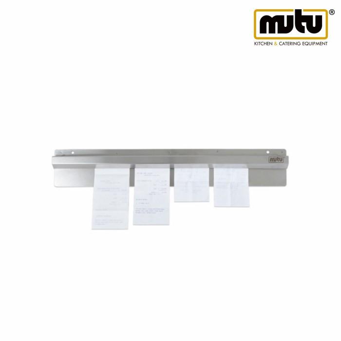

Klip | Bill Holder Penjepit Kertas Nota Bon Order Cafe 100 Cm Pbh-1000