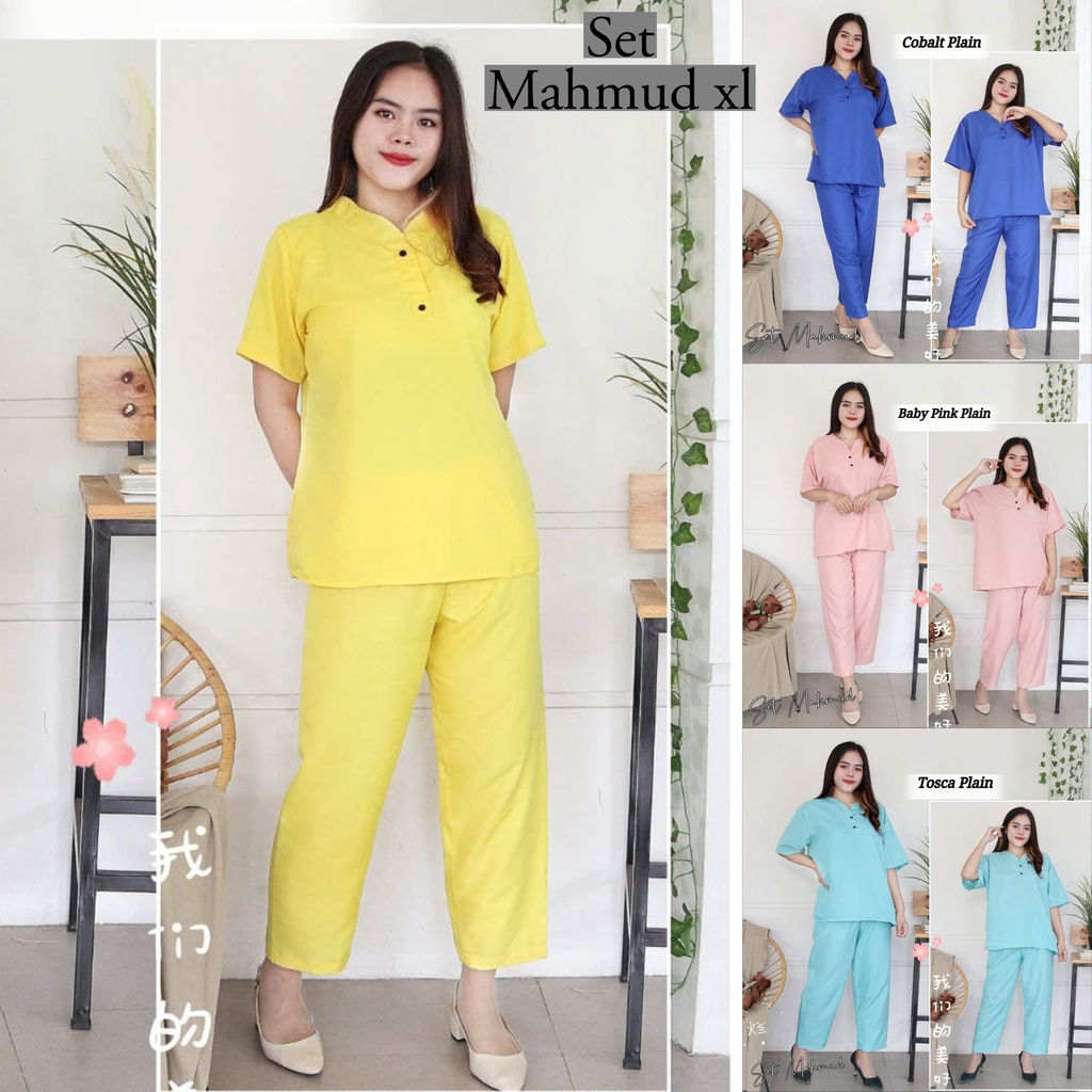 IZANY Piyama / Set Kemeja XL MAHMUD PLAIN
