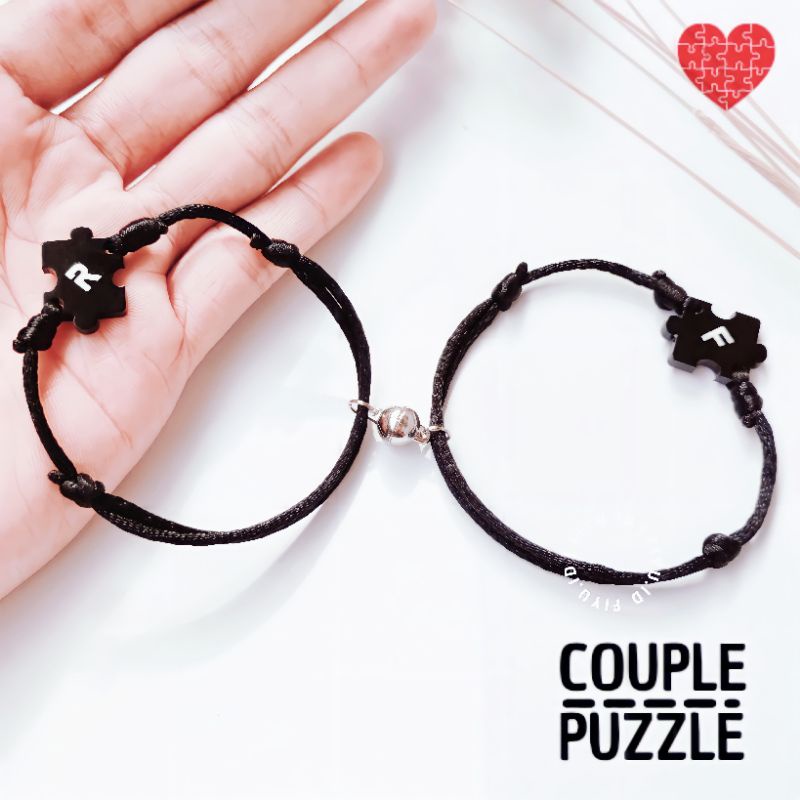 COD GELANG COUPLE PUZZLE / GELANG MAGNET / GELANG PERSAHABATAN ( SUDAH DAPAT 2 GELANG )