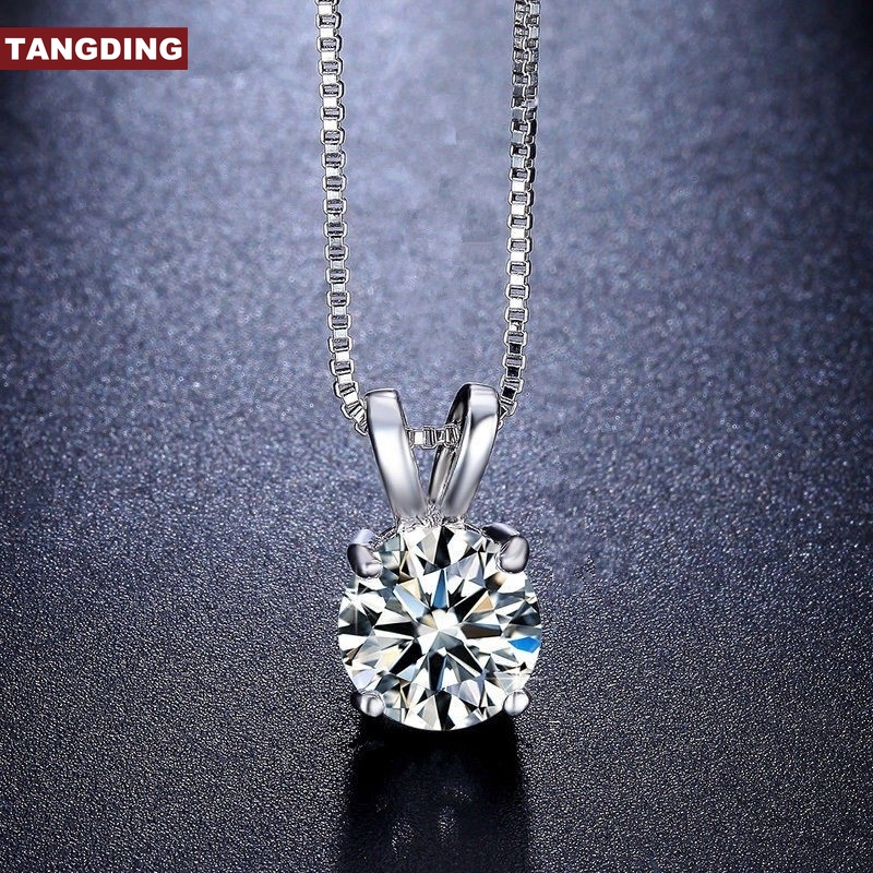 【COD Tangding】Crystal Choker Chunky Statement Chain Necklace Fashion Jewelry Pendant