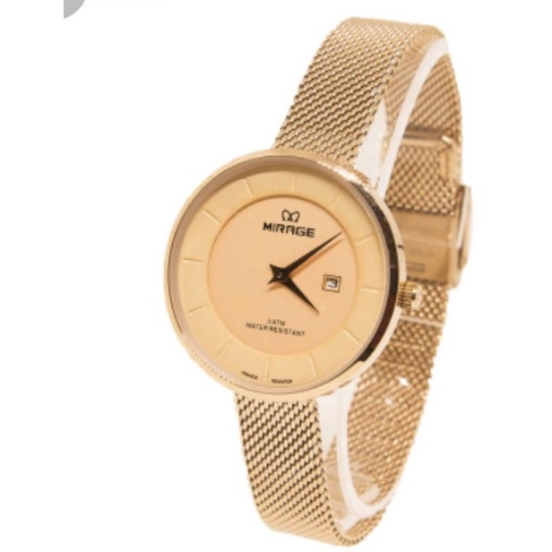 jam tangan Mirage Rante pasir gold wanita