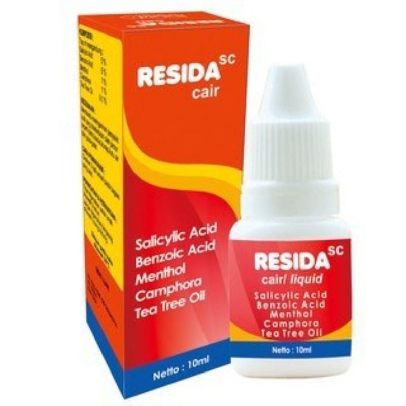 [ BISA COD ] RESIDA CAIR 10 ML- PENGGANTI KALPANAX CAIR - OBAT PANU KADAS KURAP- OBAT GATAL AMPUH