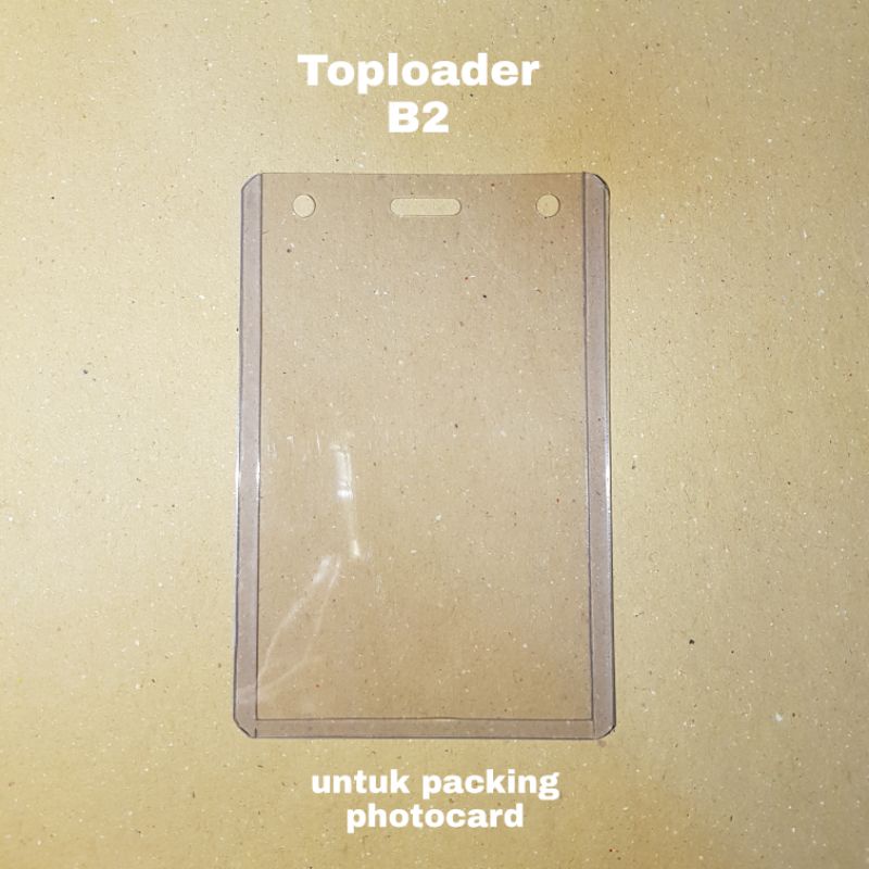 

Toploader B2 / Tempat Kartu untuk packing photocard