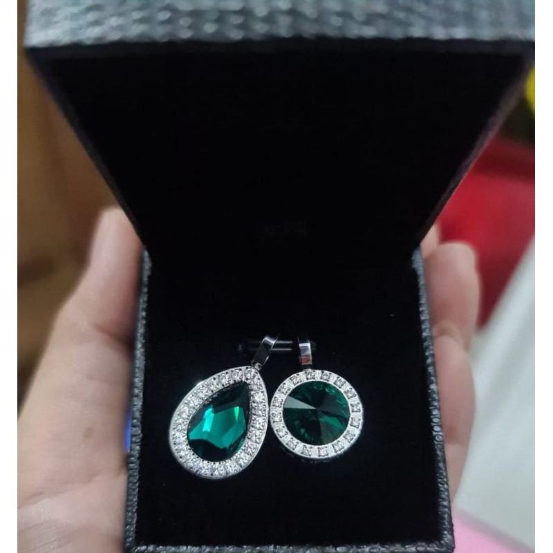 KK LIFORCE OVAL EMERALD DAN EMERALD CRYSTAL