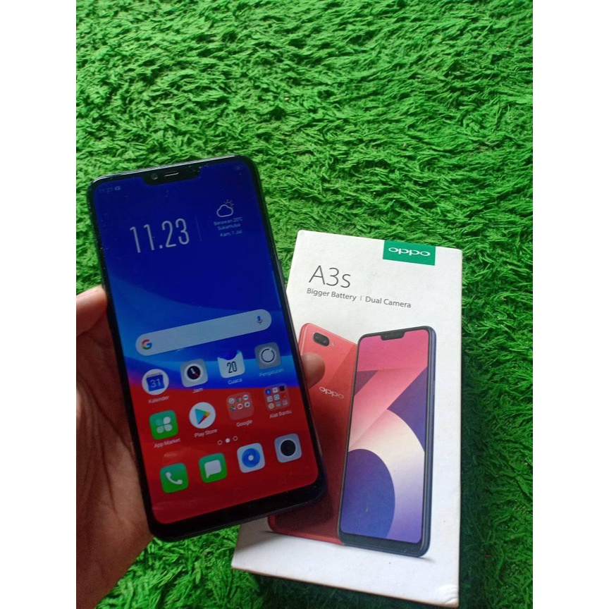 HP OPPO A3S RAM 2/16 FULSET SECOND (BEKAS)