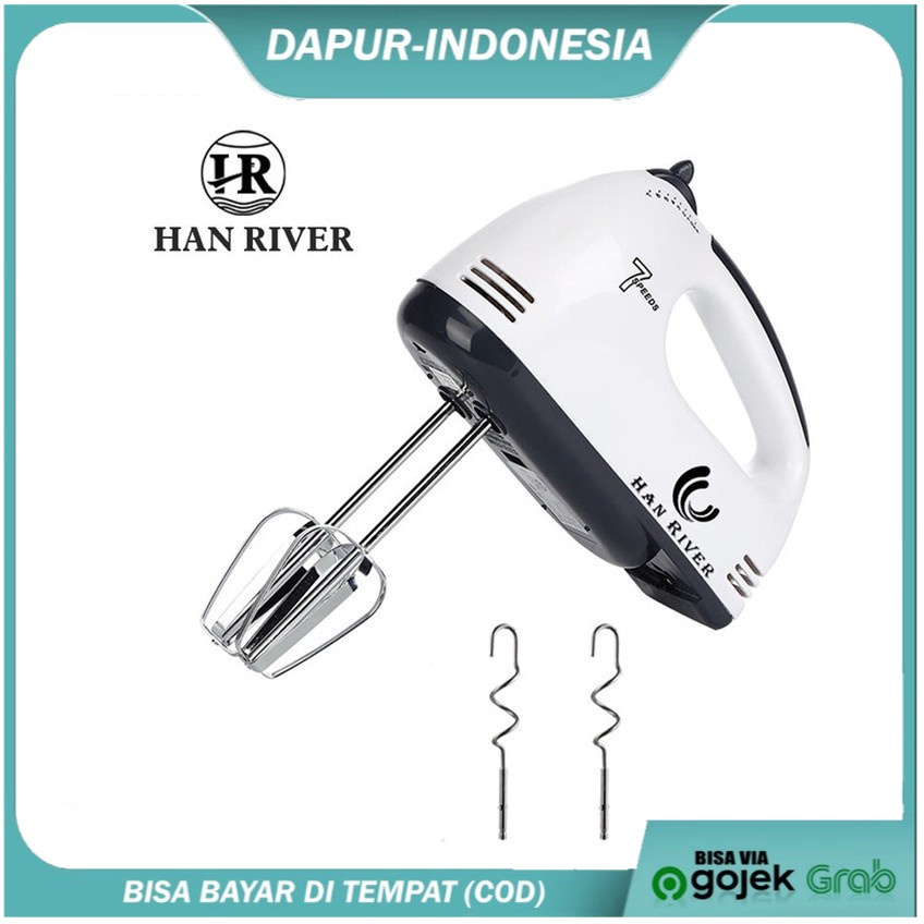 mixer Tangan HAN RIVER hand mixer kue Electric pengocok telur HAN RIVER Dough Cakes NEW