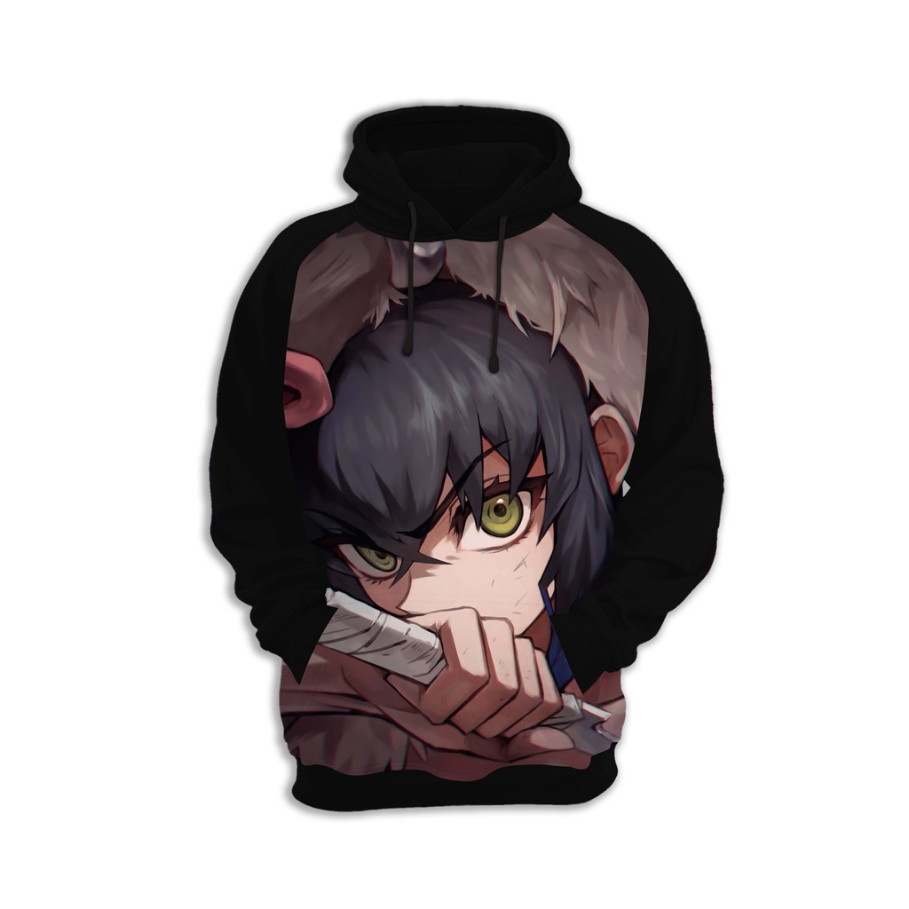 HOODIE INOSUKE HASHIBIRA KIMETSU NO YAIBA FULLPRINTING 3D