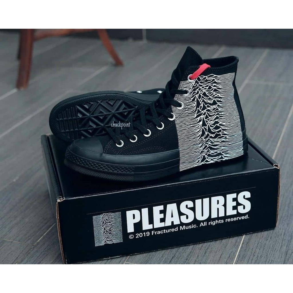 PRE ORDER  Joy Division x PLEASURES x Converse CT AS 1970s "Unknown Pleasures"