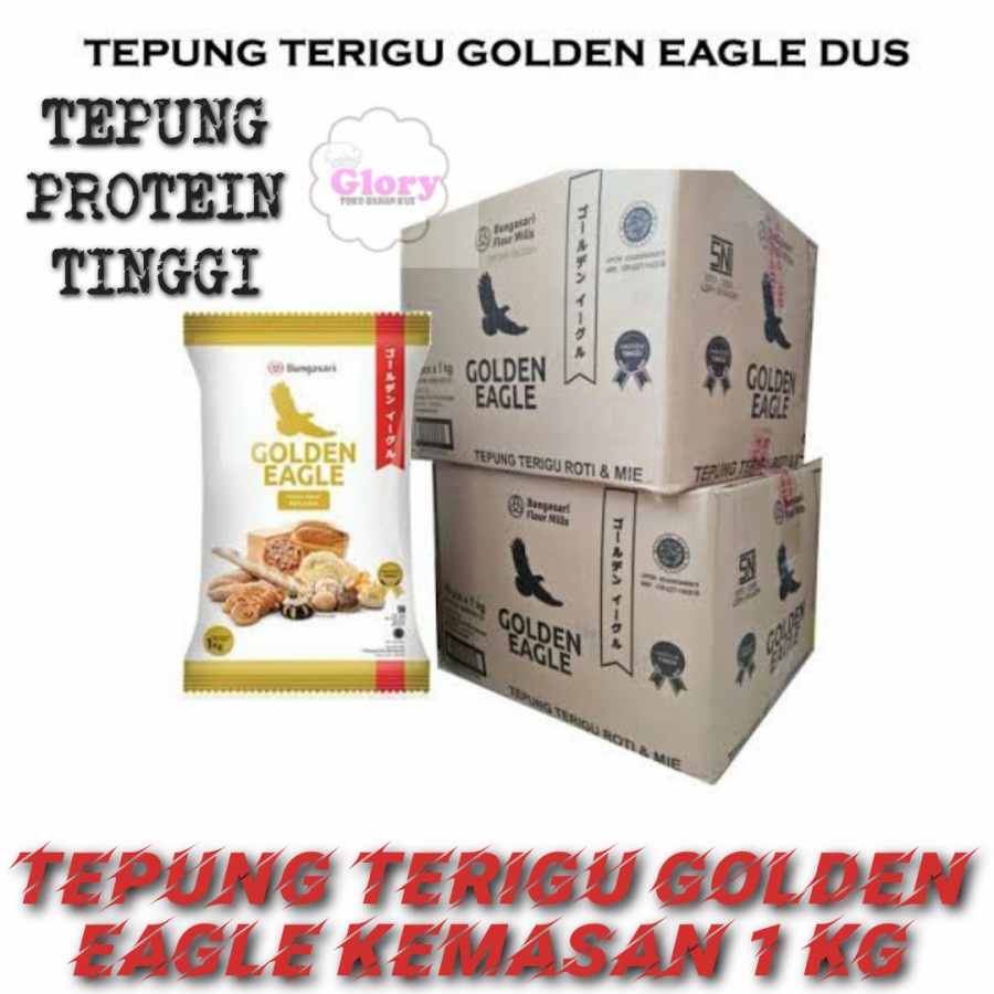 

golden eagle tepung terigu untuk roti & mie 1 dus isi 10pc
