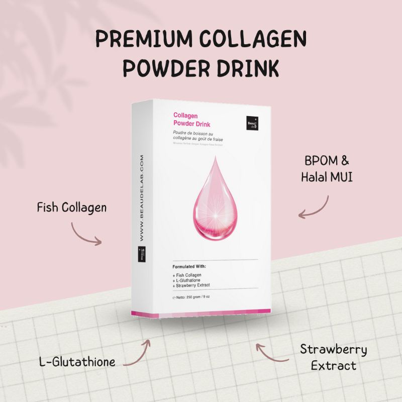 Beaudelab Premium Collagen Powder Drink Halal