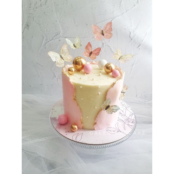 

Butterfly Cake Kue Ultah Butterfly Custom Cake