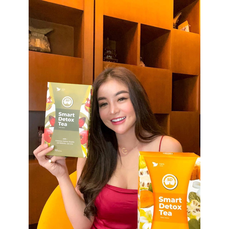 (BISA COD) PAKET SMART DETOX TEA ORIGINAL / TEH DETOX / TEH DIET PELANGSING HERBAL PENURUN BERAT BADAN PAKET ECERAN HALAL