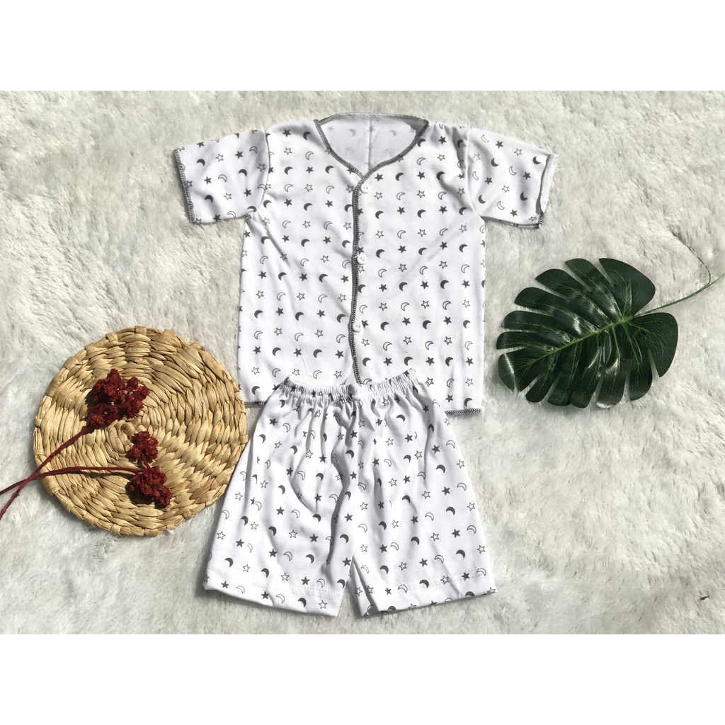 [ST.PDB02] Setelan Pendek Bayi Baju Bayi Tangan Pendek Baju Bayi Newborn Umur 0 - 6 Bulan